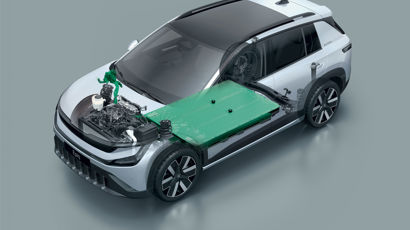 Skoda Epiq tegning af MEB+ platform