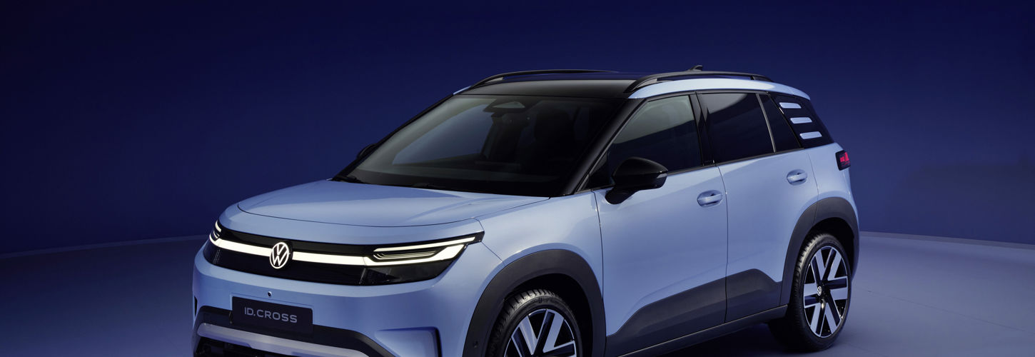 Volkswagen ID. Cross elbil blå