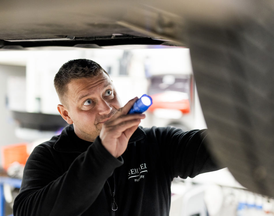 Service 5+ udført af Semler Mobility 