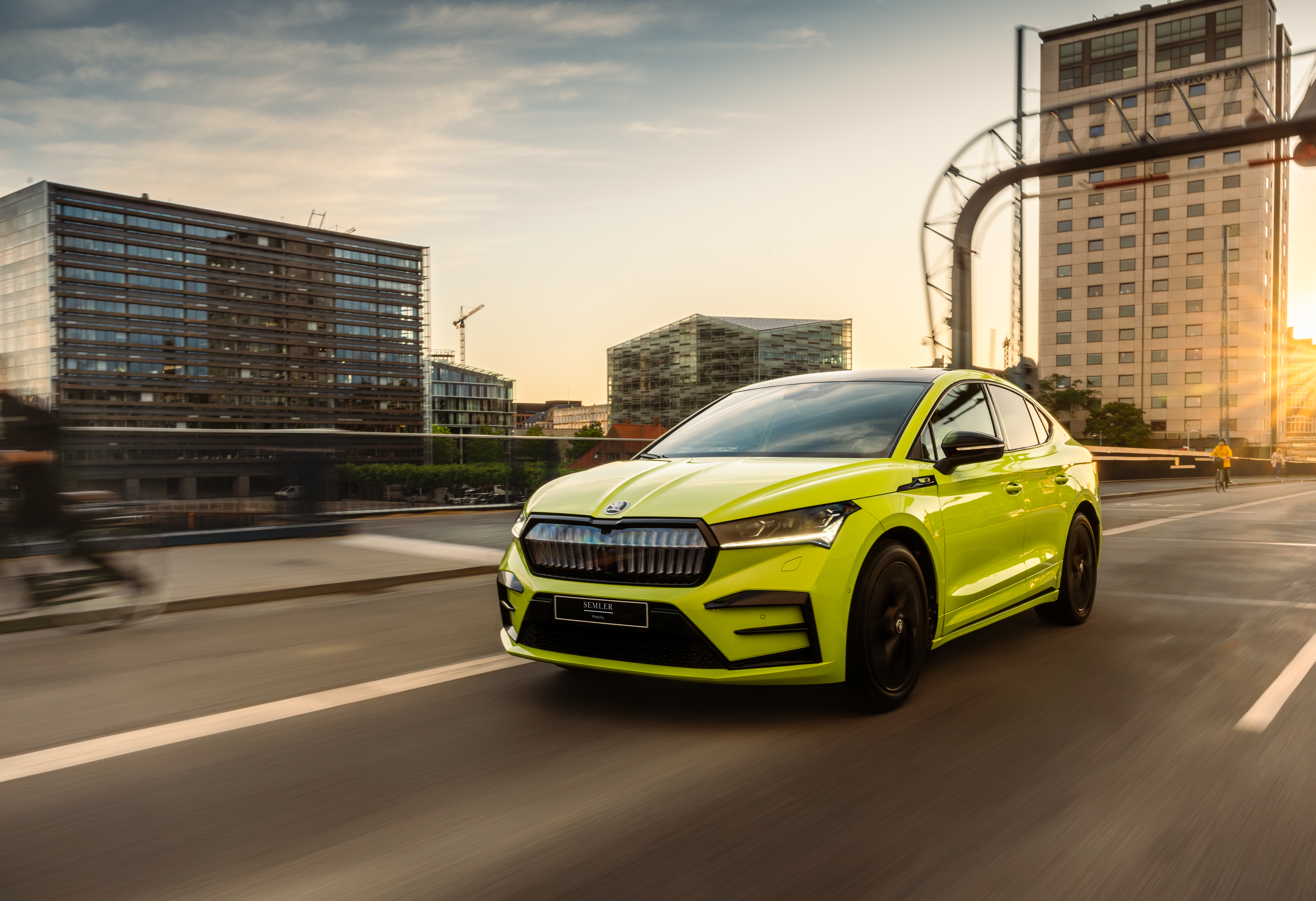 grøn skoda enyaq