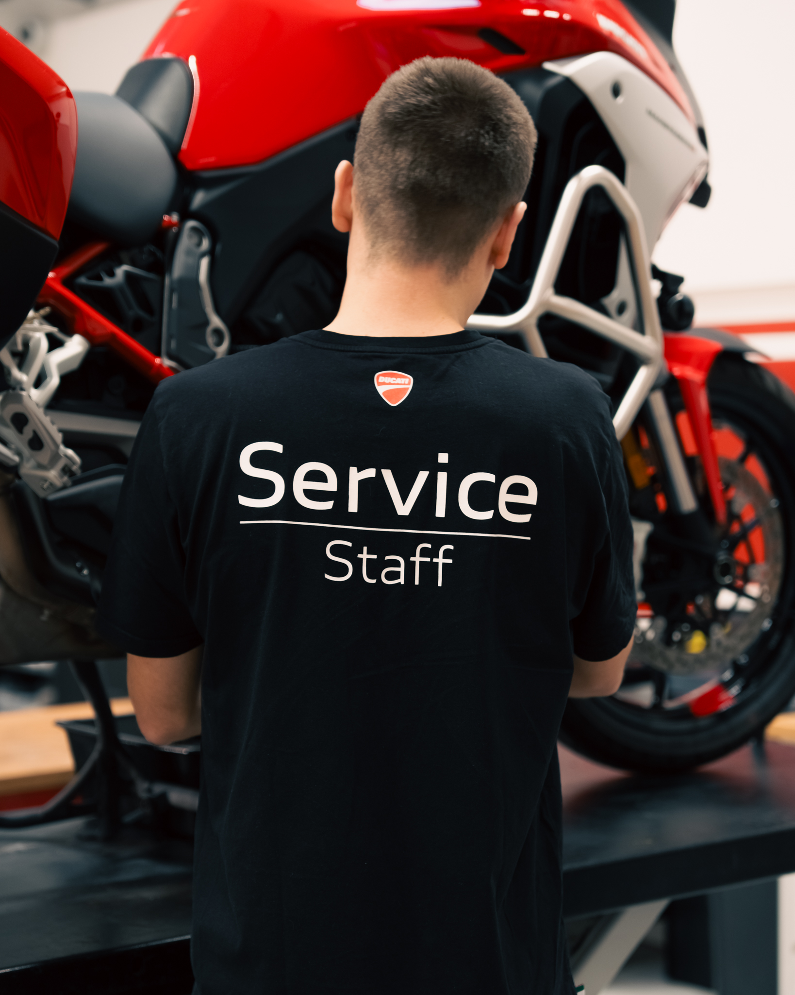 Ducati motorcykelmekaniker