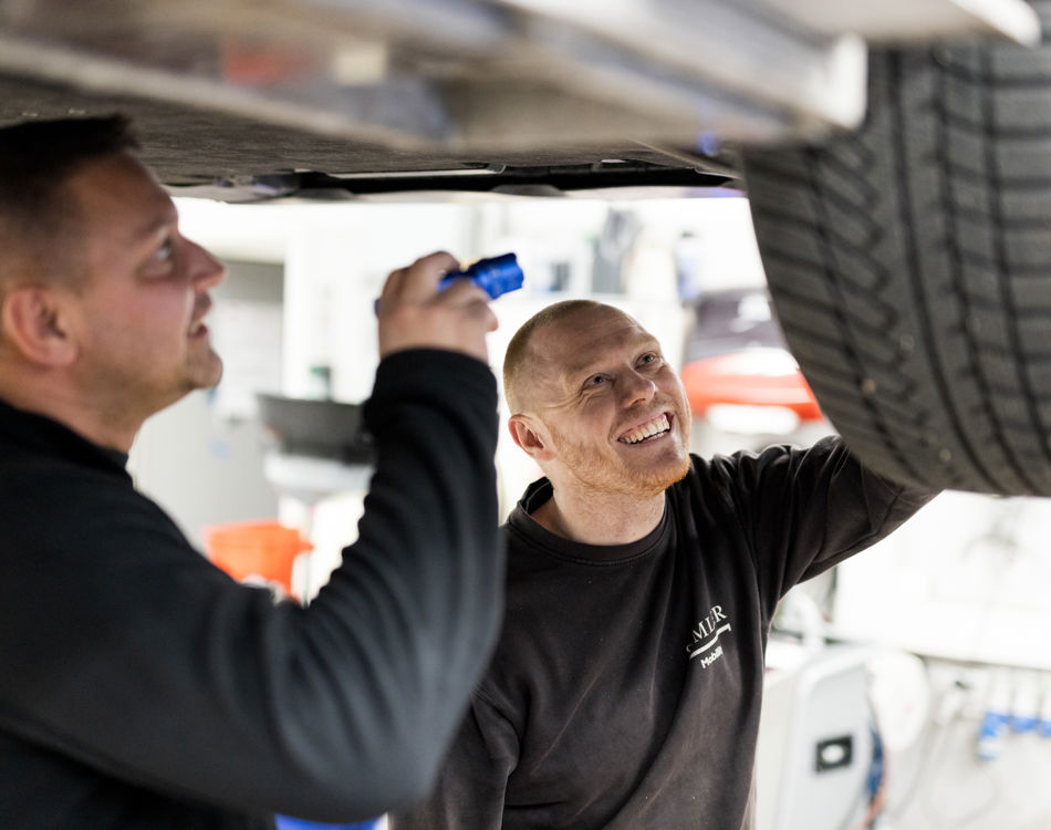 Undervogns undersøgelse en del af Service 5+