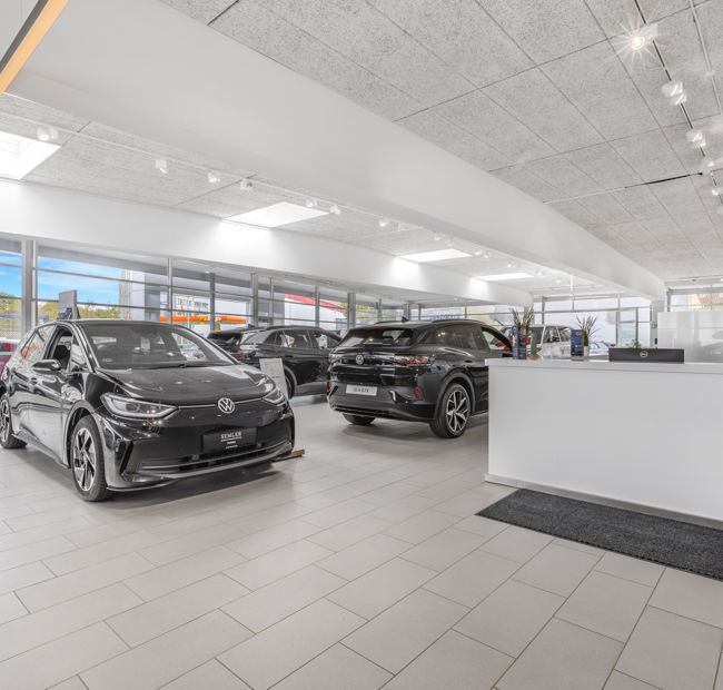 semler mobility i valby volkswagen showroom