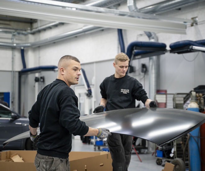 Autoriseret skadecenter udbedre skader